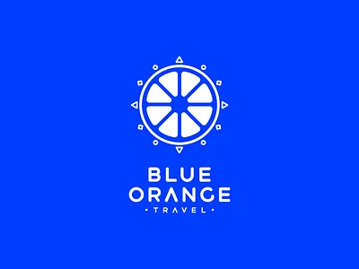 Blue orange travel art asia branding design graphic design illustrator kyrgyzstan logo