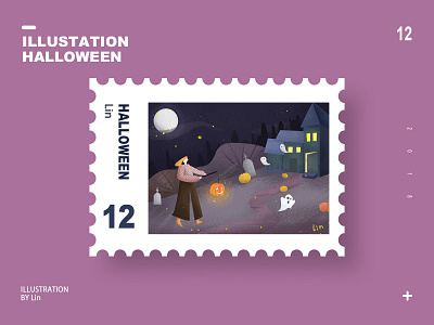 halloween app design halloween illustration typography ui