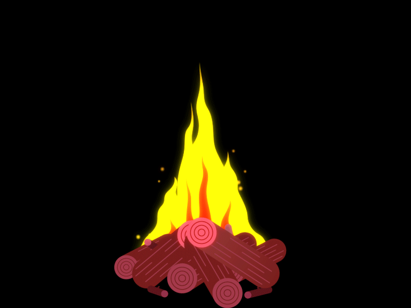 Day 5 Camp Fire animation