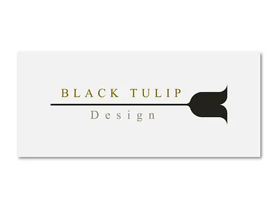 Black Tulip Logo logo brand web design ui ux icon