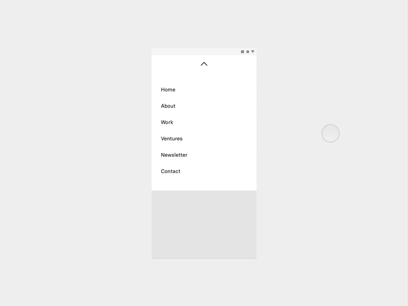 Daily UI 027 — Dropdown 027 android animation app dailyui dropdown ios minimal principle ui ux