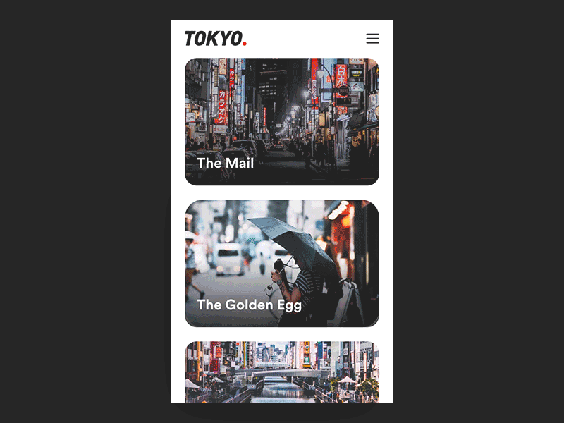 Menu Transition animation app cinema design movies transition ui ux