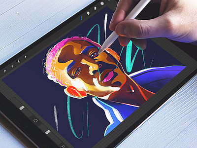 Website Illustration in Progress bright character design design process design studio digital art digital painting graphic design illustration illustrator procreate ui user experience ux web web illustration