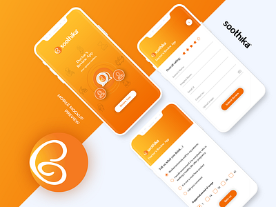 Soothika Mobile App app design icon design mobile app mobile app design mobile mockup mobile ui mobile ui design mobile ui kit mobile website modern website simple website ui design ux design web design website website design website mockup