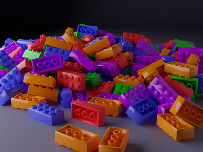 LEGO blender3d cgi digital art lego