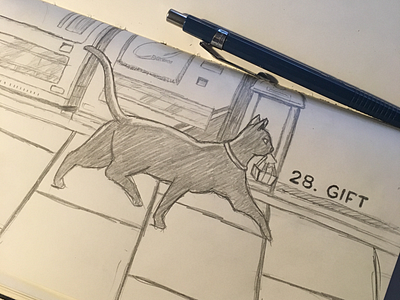 _InktoberGift daily doodle doodle gift illustration illustrator inktober inktober2018 sketch studio ghibli the cat returns