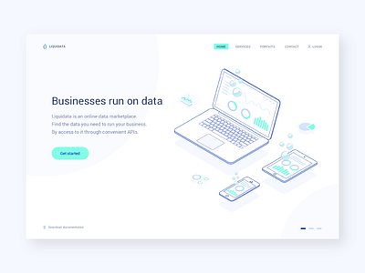 Landing landing page ui