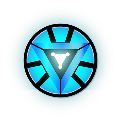 Arc Reactor Png animation app blue branding character clean design flat illustration illustrator illustrator cc ios logo silhoutte ui ux vector vector artwork web website