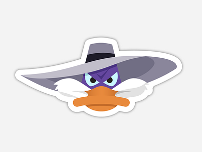 Darkwing Duck Sticker illustration sticker