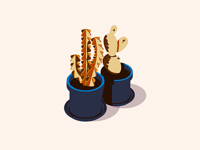 cactussles cactus illustration inktober