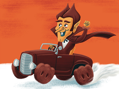 Count Chocula cereal children count chocula illustration kids mascot roadster