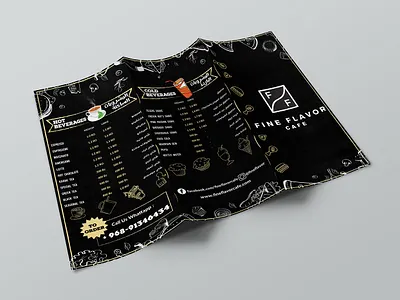 Fine Flavor Cafe Menu cafe menu design fine flavor cafe menu menu menu design menu template restaurant menu restautant menu template