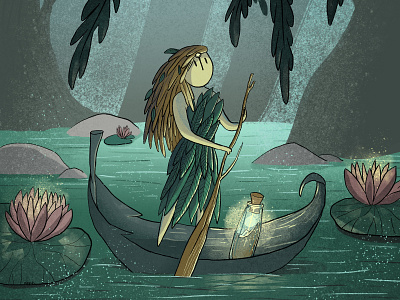 Virgo 2d art character illustration photoshop