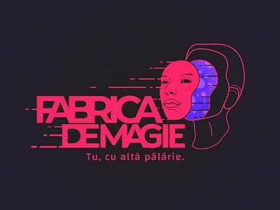 Fabrica de magie branding logo pink