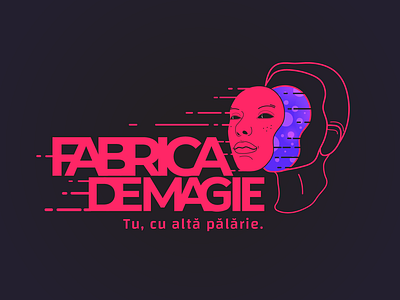 Fabrica de magie branding logo pink