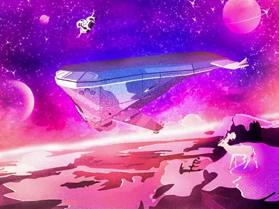 Science Fiction World illustration