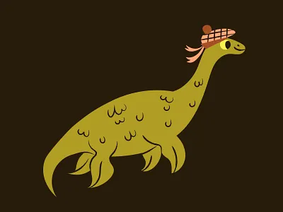 Nessie ai halloween illustration inktober monsters