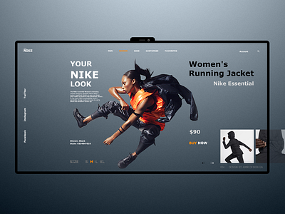 Nike_store, landing brand branding branding agency branding design ecommerce landing landing page lifestyle luxury nike nike air sneaker snickers store ui ui ux ux ux design web webdesign