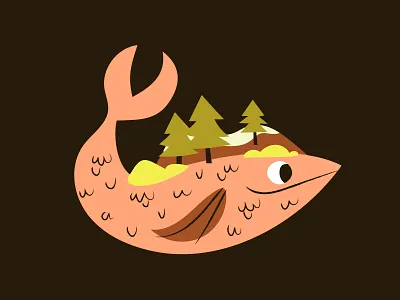 Hafgufa ai halloween illustration inktober monsters