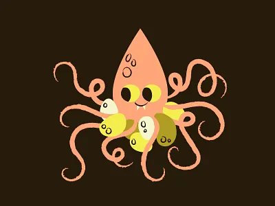 Gaunas ai halloween illustration inktober monsters ui