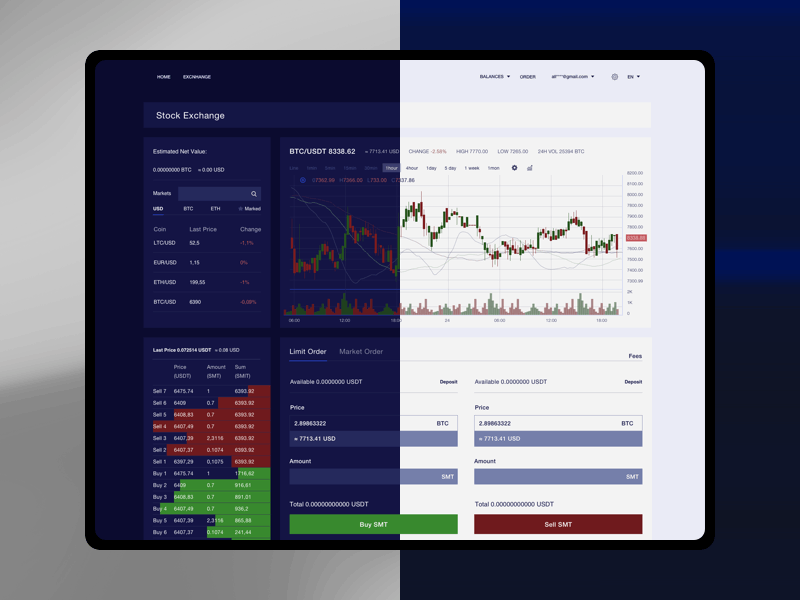 Cryptocurrency Exchange Service blockchain btc crypto crypto currency crypto exchange crypto wallet cryptocoin design eth product ui ui animation ui ux design ux web design