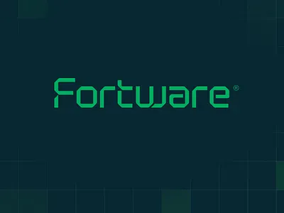 Fortware logotype b2b design graphic design identity logo logodesign logotype regtech tech typography wordmark