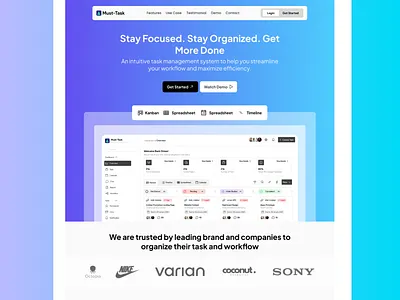 Daily Design Exploration - SaaS Landing Page Design ui