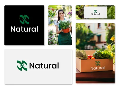 Modern N Letter Natural Logo Design/ Vegetables / Greens agriculture brand brand identity branding design farmer gardening identity leaf logo logo design modern n n letter n letter logo n logo natural organic plant print