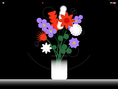 Abstract flowers abstract abstract flower bouquet bouquet illustration branding composition design florist flower bouquet flower illustration flowers graphic graphic design illustration laconic lines minimal poster shapes