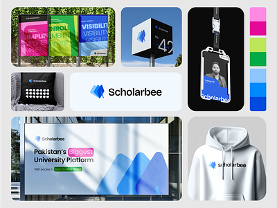 Scholarbee Brand Refresh art art direction branding graphic design logo