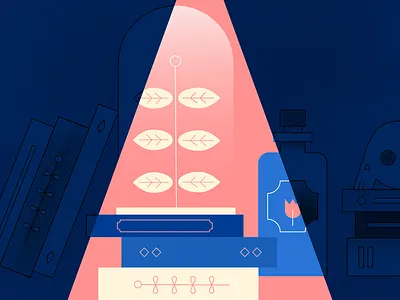 Lab affinity affinity designer affinitydesigner app blue book illustration skull vector