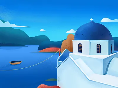 Illustration "Quiet Life" illustration landscape life