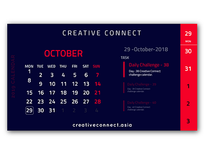 Daily UI - 38 100 day ui challenge animation app branding calendar cc creative creative connect dailyui design icon illustration logo task typography ui ux vector web website