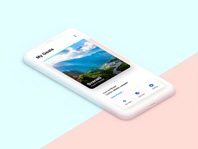 Goals add app concept design edit georgia goal icons interface mobile svaneti travel ui ux