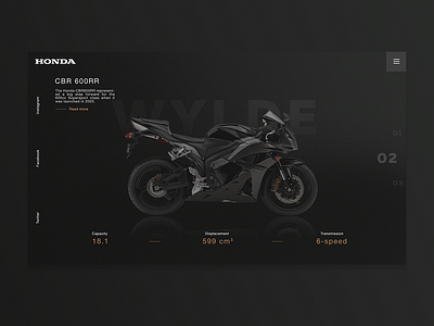 HondaConcept design ui ux web