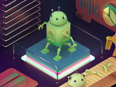 Android 0 00 01 3d c4d cinema 4d redshift redshift3d yalilov ruslan yarucreator