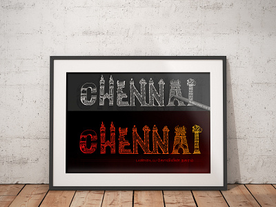 Chennai (City of Ancient Temple) Illustration adobephotoshop ancient blackpen chennai city concept creative design doodleart drawing ink handdrawnlettering illustration love logo photoshop temple typograph