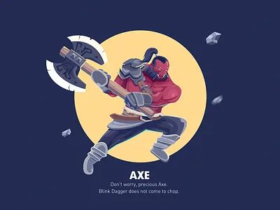 DOTA 2 Axe axe dota dota2 illustration ps