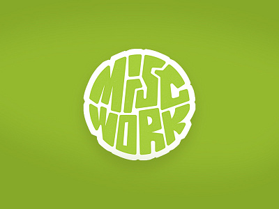 Misc Work branding drawn fun illustration logo mark type typography