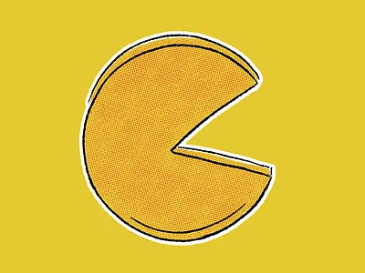 C is for Cheese 36 days of type c cheese halftone hand lettering illustration procreate