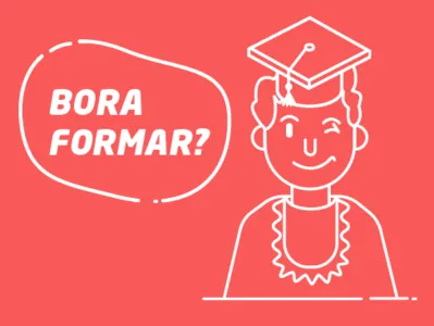 Bora Formar? form graduation illustration vector