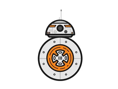 BB8 - Star Wars Illustration bb8 illustration movie illustration sci fi star wars