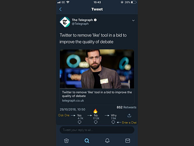 Tweets with no Likes makes no sense... 2018 design design app flat social media tweet twitter