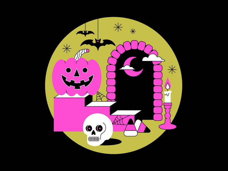Halloween gif halloween illustration
