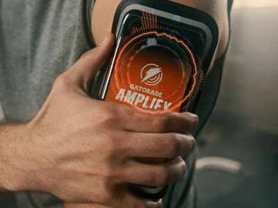 Gatorade Amplify 2 editing motion graphics