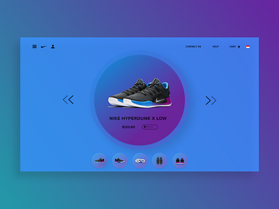 Nike Products page branding design flat logo ui ux web website