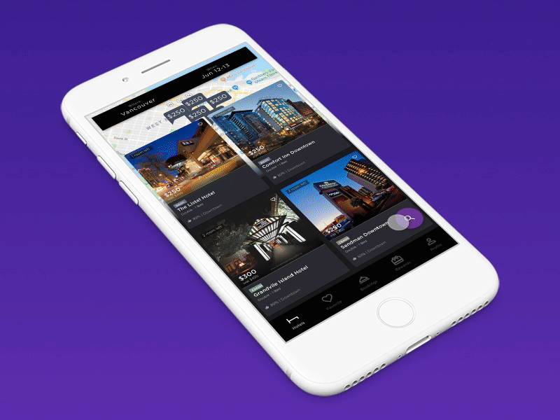 HotelTonight - Find Hotel Function Add-On find finder hotel tonight hoteltonight interaction micro interaction photoshop product search ui ux