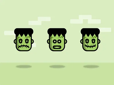 Monster Creature filled outline flat halloween icon iconography illustration line