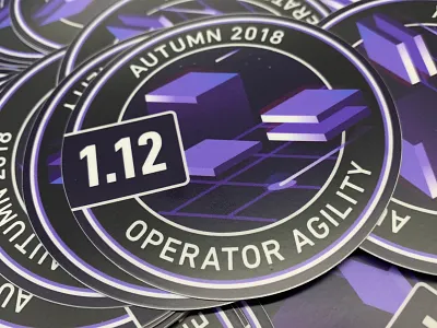 1.12 Release Stickers containers developers mesosphere services space sticker
