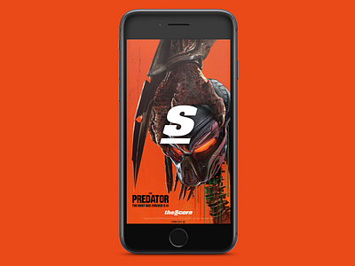 Predator branding movie movie app movie poster orange predator